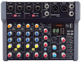 Citronic CMA-8 -  6 Channel Mixer with DSP, USB Play/Record/PC and Bluetooth