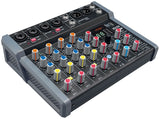 Citronic CMA-8 -  6 Channel Mixer with DSP, USB Play/Record/PC and Bluetooth